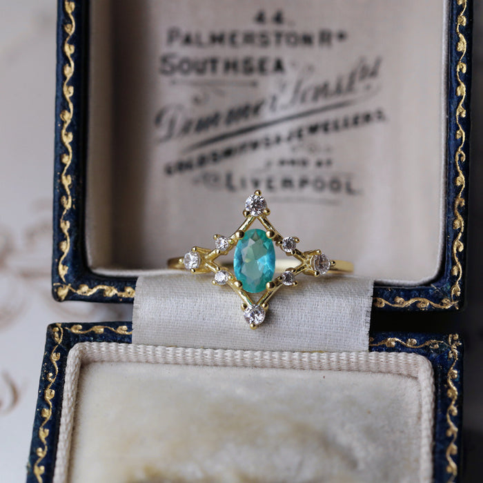 Wholesale Starry Sky Minority Hollow Light Luxury Ring Versatile Popular Ring