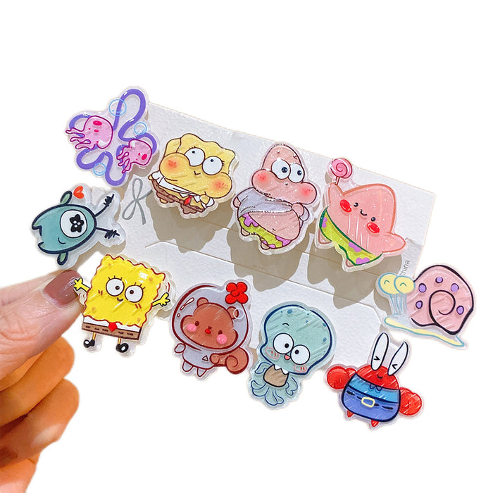 Wholesale Cute Cartoon Children's Hair Clips JDC-HC-HuiDi002