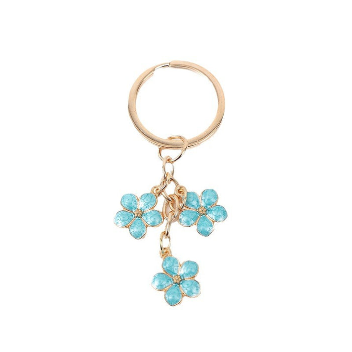 Wholesale Girl Cherry Blossom Keychain Pendant Flower Hanging Mobile Phone Accessories