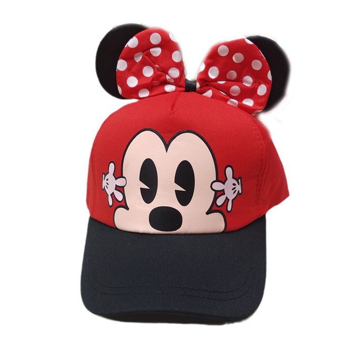 Wholesale Cartoon Children's Baseball Hat Cute Bow Duck Tongue Hat Big Ears Sunshade Hat