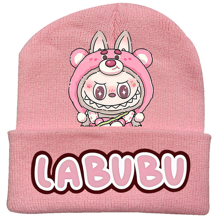 Wholesale Anime cartoon woolen hat knitted hat pullover outdoor warm