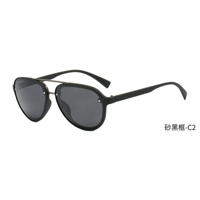 Wholesale New men's sports sunglasses, beach sunglasses, posing glasses, square full frame driving glasses
