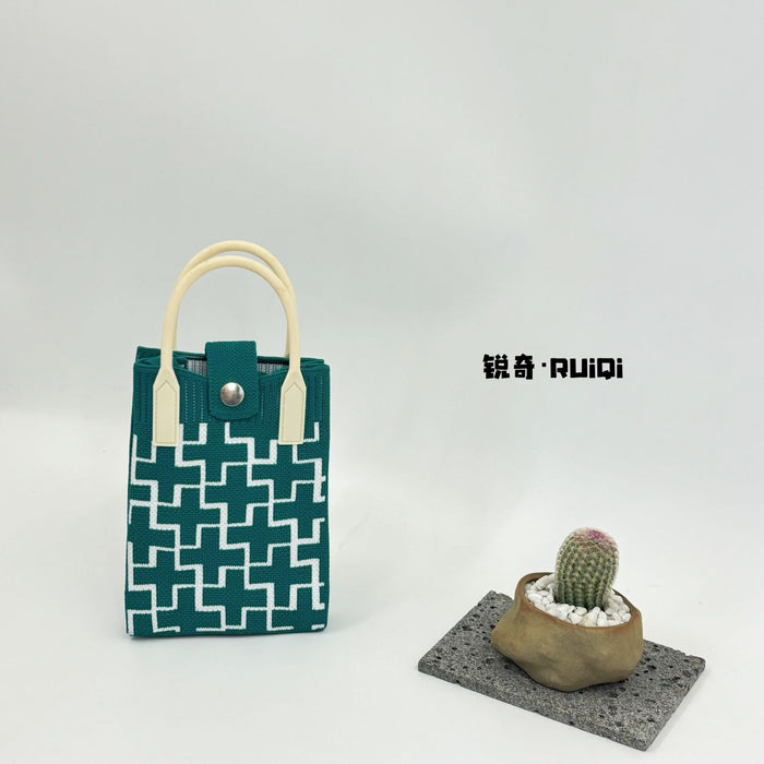 Wholesale Cute Cartoon Knitted Mobile Phone Bag  Easiest for Match Shoulder Bag Coin Crossbody Portable