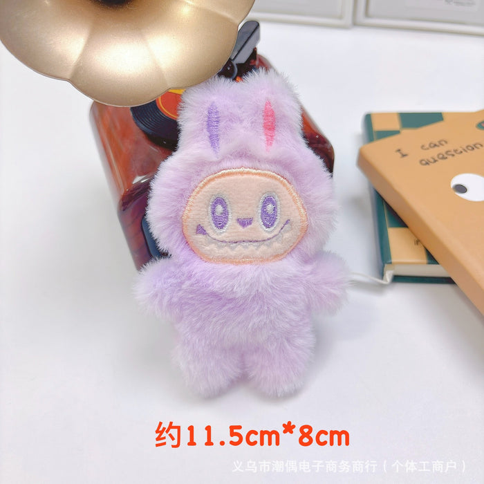 Wholesale Squeaky plush pendant doll keychain backpack pendant claw machine doll