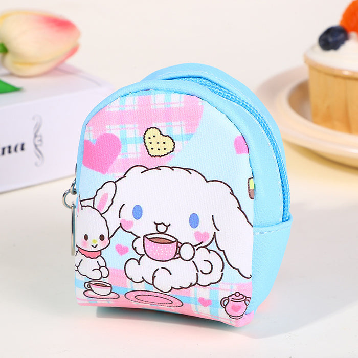 Wholesale Girly Waterproof Leather Coin Purse Student Portable Mini Key Case Cartoon Cute Coin Bag