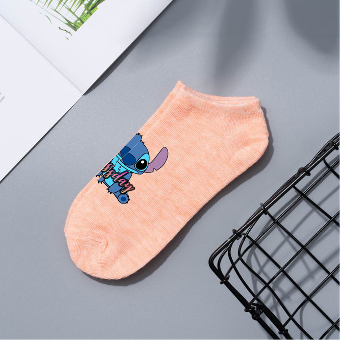 Wholesale Cartoon Short Cotton Socks JDC-SK-WuDuomei005