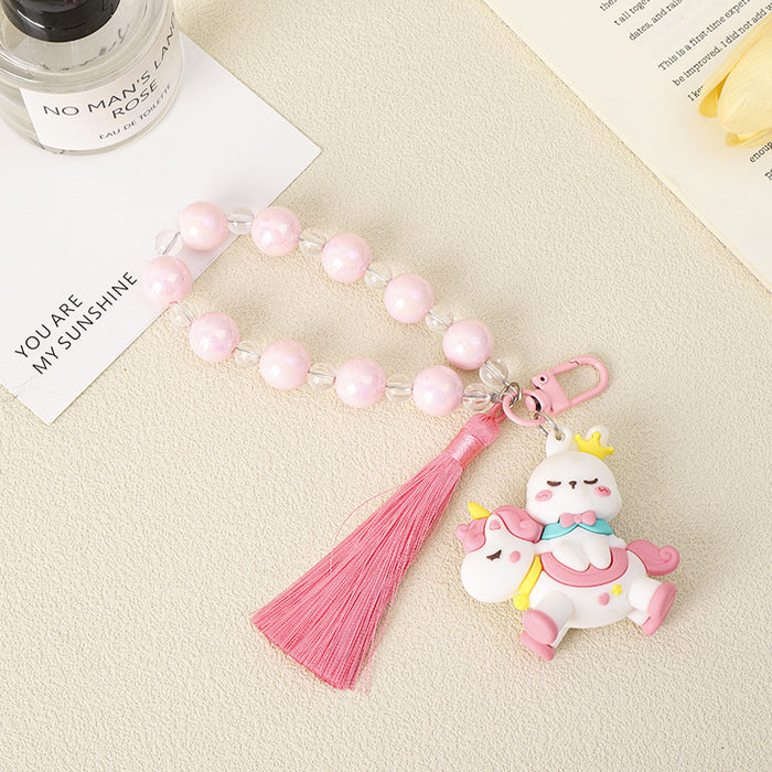 Wholesale  Plush Monster Pumpkin Ghost Keychain Flexible Rubber Pendant