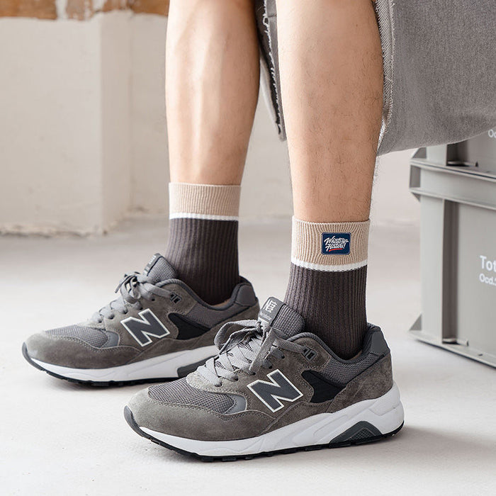 Wholesale Socks made of cotton, casual, quick drying, sports, sweat absorbing, mid tube socks