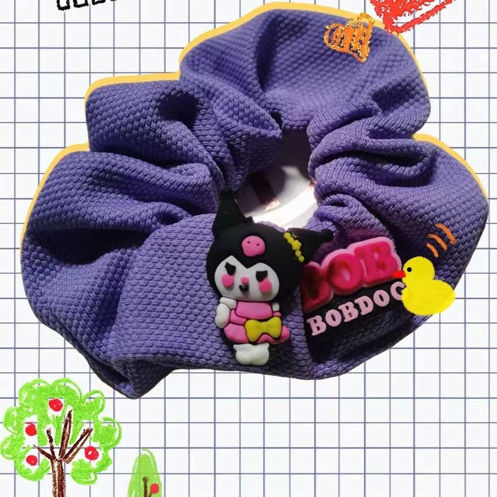 Wholesale Cute Cartoon Wide Hair Scrunchies