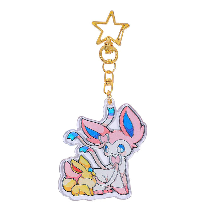 Wholesale Double-Sided Acrylic Peripheral Cute Cartoon Keychain Pendant