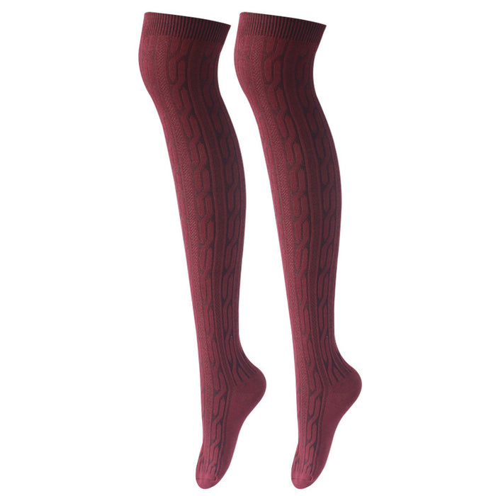 Wholesale Long leg socks over knee socks, knitted thigh socks, long leg socks over knee high socks