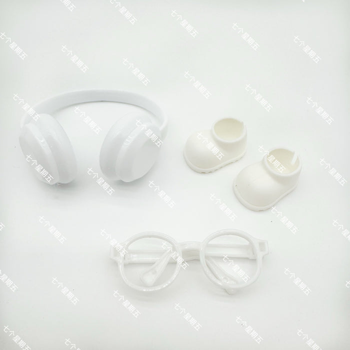 Wholesale  Cotton Doll Dress-Up Headphones Glasses Shoes Boots Crown Accessories