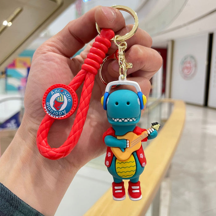 Wholesale Cartoon Creative Soft Rubber Keychain Bag Pendant Car Hanging Decoration Exquisite Cute Doll