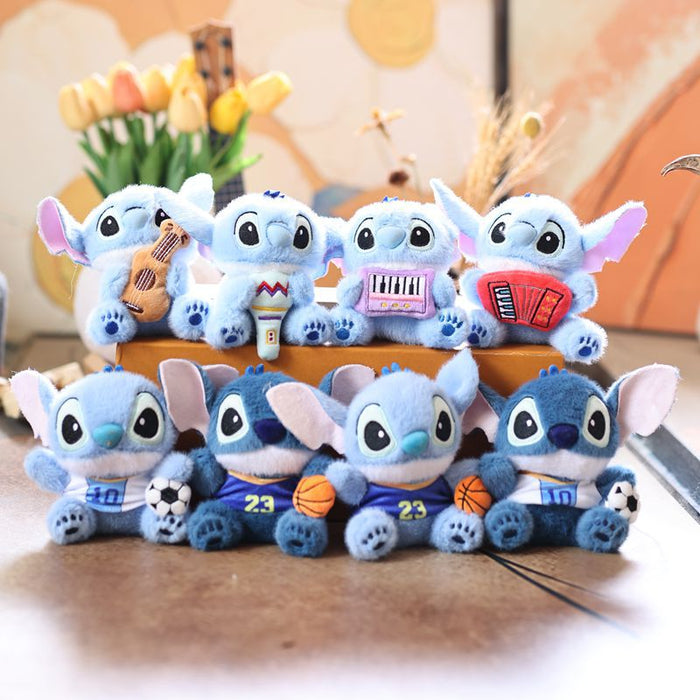 Wholesale Cute Sports Pendant Plush Toy Doll Rock  Bag Pendant Keychain Doll