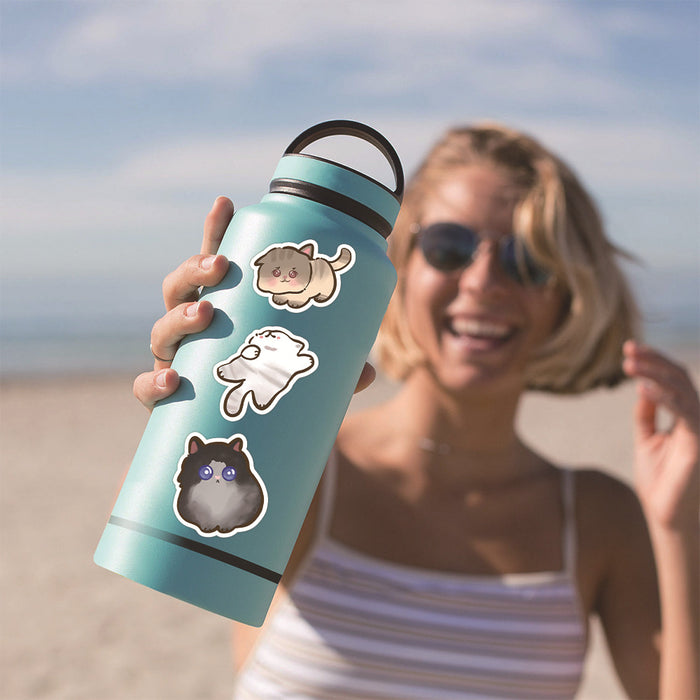 Wholesale 60pieces new animal ink cat graffiti stickers