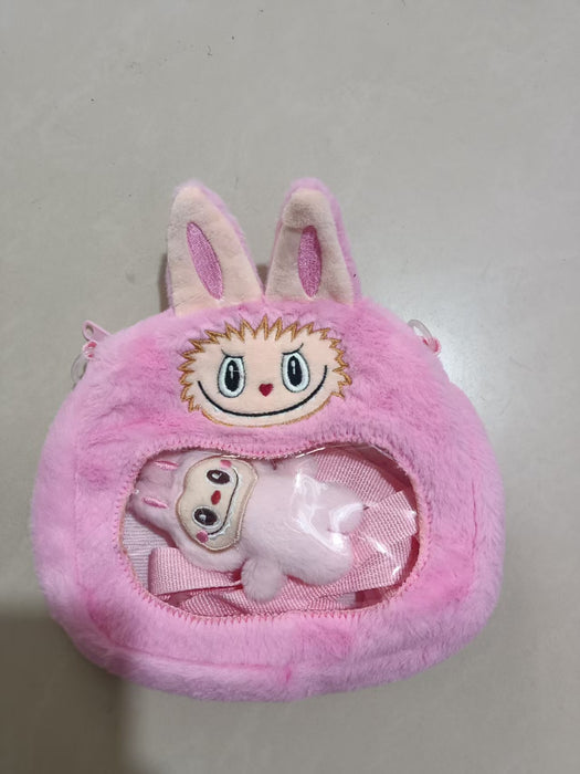 Wholesale Plush Cartoon Children' s Bag Cute Little Girl Doll Handbag Shoulder Bag