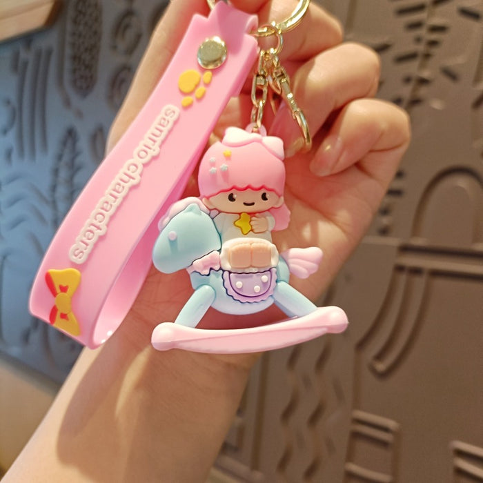 Wholesale Cartoon Doll Silicone Keychain JDC-KC-MingT075