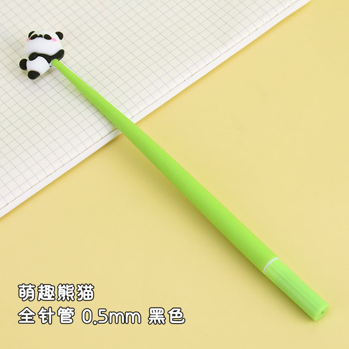 Wholesale Soft Plastic Gel Pens Cute Cartoon Panda Design for Student Everyday Use