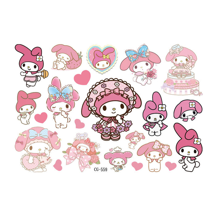 Wholesale Carttoon Tattoo Sticker Birthday Decorative Stickers
