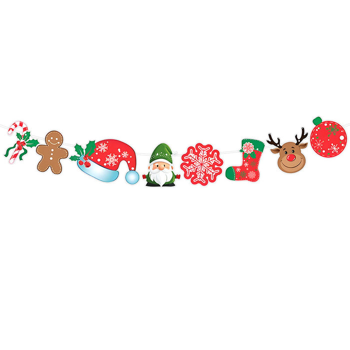 Wholesale Christmas Door Head Decoration Pendant Party Scene Atmosphere Decoration Paper Creative Small Door Hanging