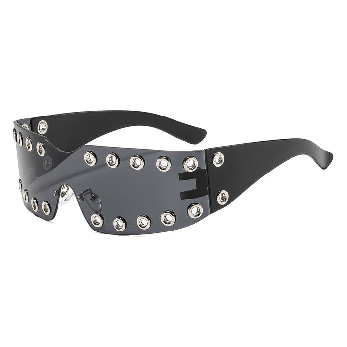 Wholesale Punk Studded Sunglasses UV400 Sun Protection Fashion Accessory Gift Boutique