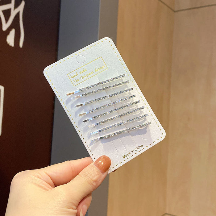 Wholesale hairpin clip flash Diamond side clip bangs girl hairpin