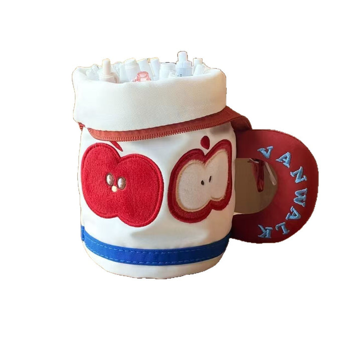 Wholesale Creative Apple Red Pencil Case Storage Pencil Bag