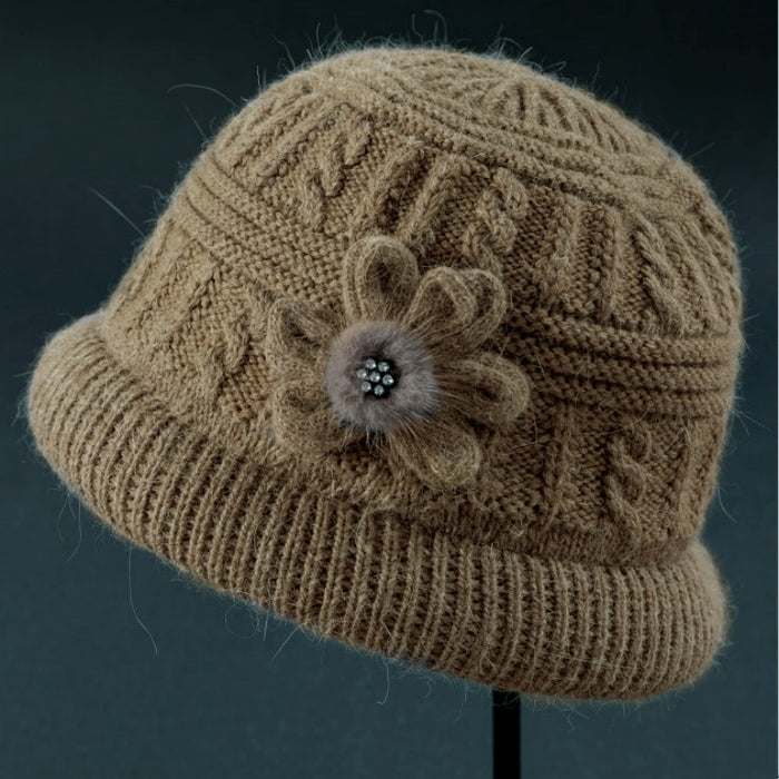 Wholesale Warm Wool Knitted Hats for Middle-aged and Elderly People JDC-HT-PX006