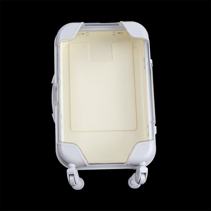 Caja de empaquetado de pestañas de plástico mini maletas al por mayor JDC-CS-Pengda001