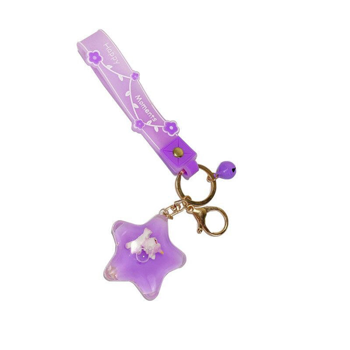 Wholesale Creative Acrylic Cute Unicorn Keychain for Girls JDC-KC-ZT010