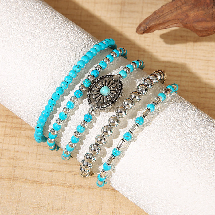 Wholesale Wooden bead bead bracelet, vintage multi-layer bracelet, new product