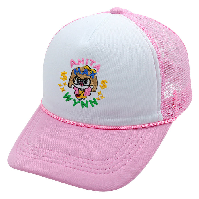 Wholesale Cotton Embroidered Trucker Hat Summer Mesh Cap Baseball Cap JDC-FH-HaiPu003