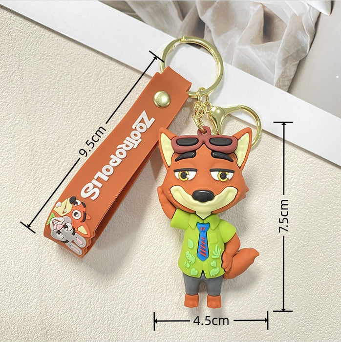 Wholesale Cartoon Keychain  Rabbit Fox Sloth Keychain