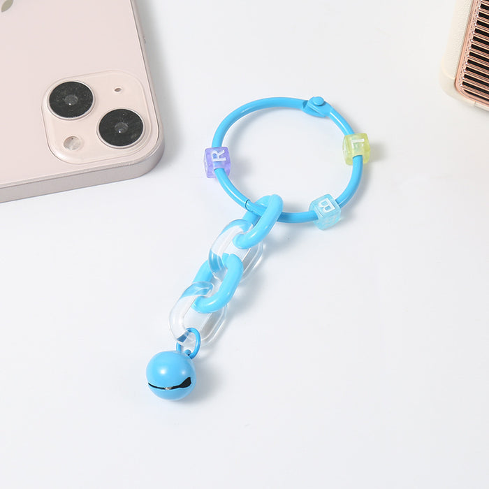 Wholesale Colorful Chain Acrylic Keychain JDC-KC-ZhiYa003