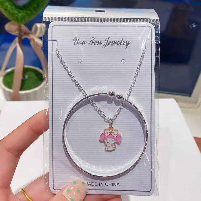 Wholesale Children Cartoon Bracelet Necklace Combination