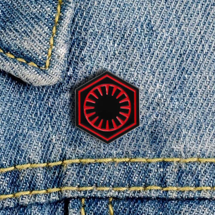 Wholesale Trendy Zinc Alloy Enamel Pin Brooch Cartoon Geometric Badge for Clothing Backpack Decoration MOQ≥2