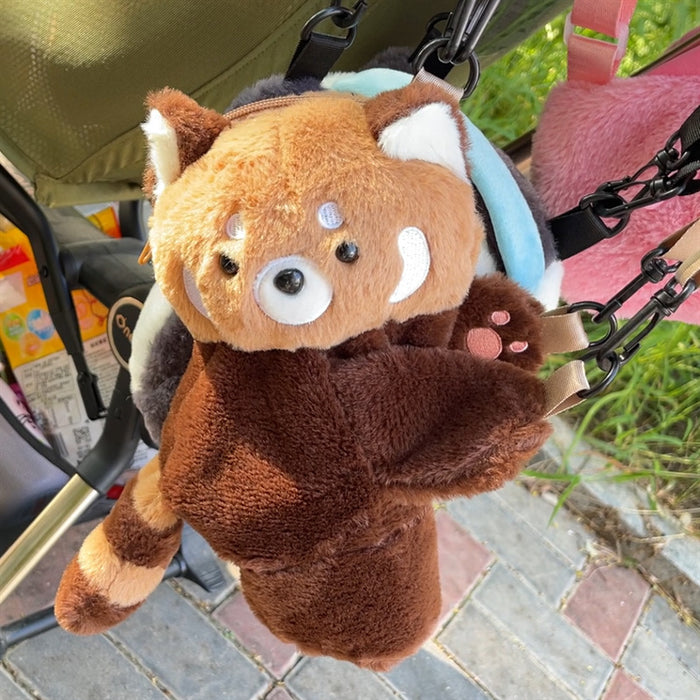 Wholesale Cute toy little penguin little raccoon schoolbag  cartoon backpack