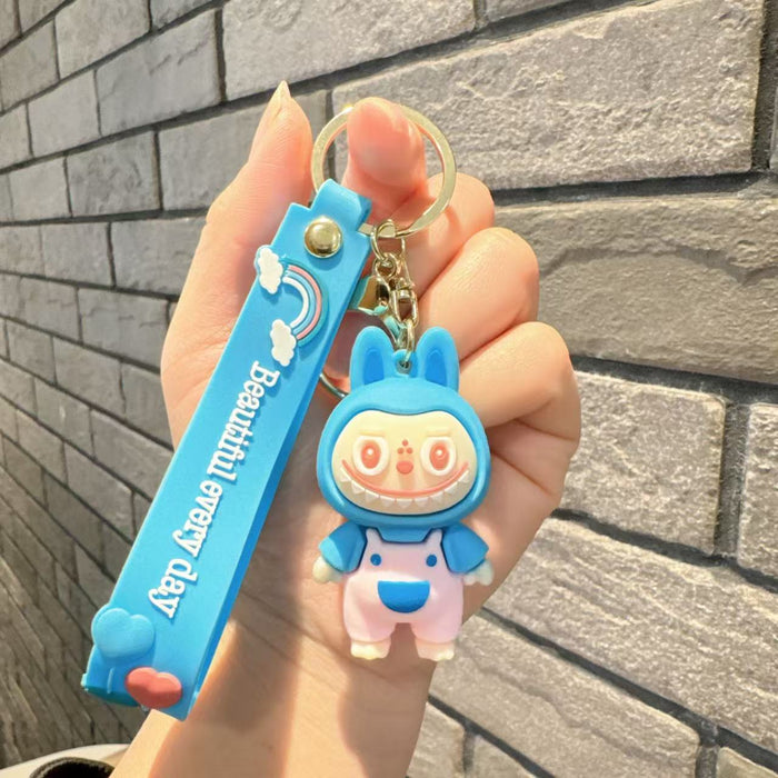 Wholesale  Cute Plush Keychain Three-Dimensional Doll School Bag Pendant Car Key Chain