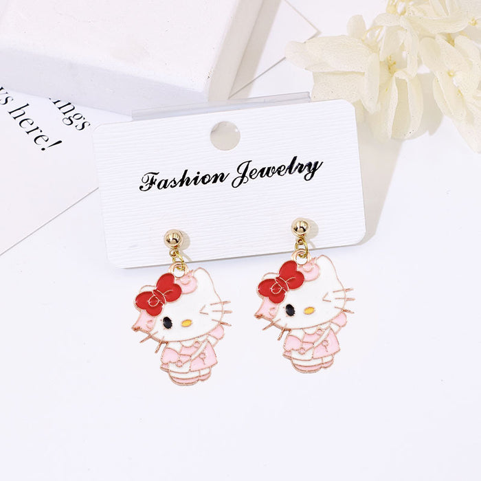 Wholesale S925 Silver Cartoon Earrings Flower Design Fashion Accessory Gift MOQ≥2