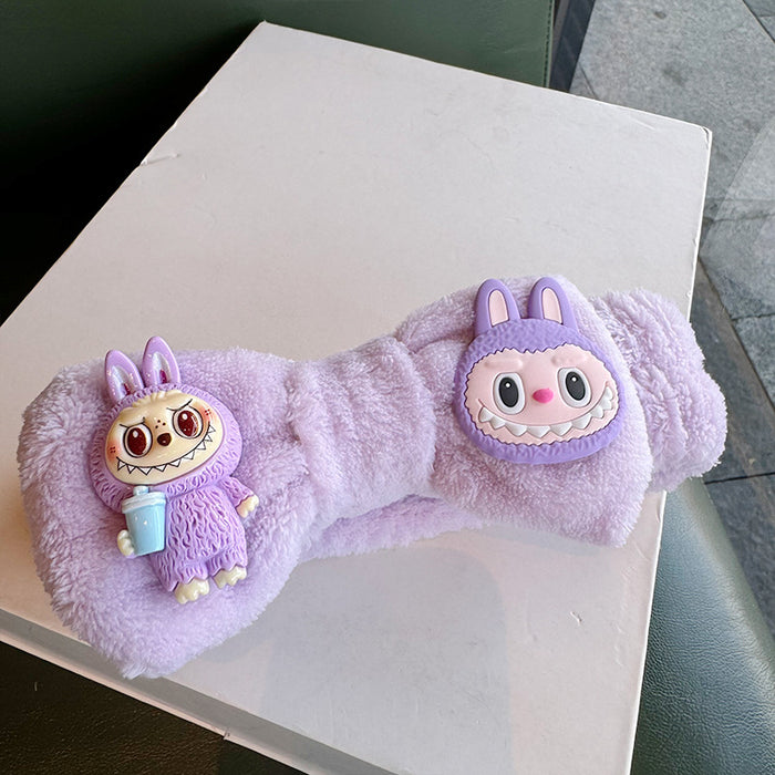 Wholesale Cute Cartoon Rabbit Monster Face Wash Headband Makeup Mask Special Headband New Wash Headwear