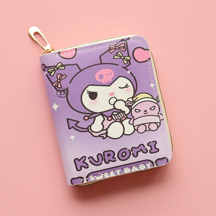 Wholesale Cartoon Anime Cute Short Zipper Wallet JDC-WT-Jumei019