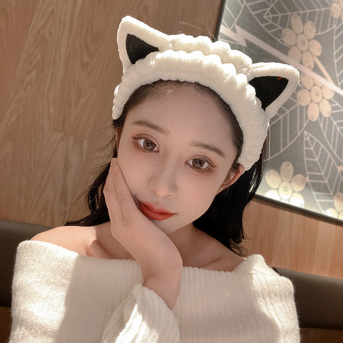 Wholesale Women' s thickened cartoon cat ear headband