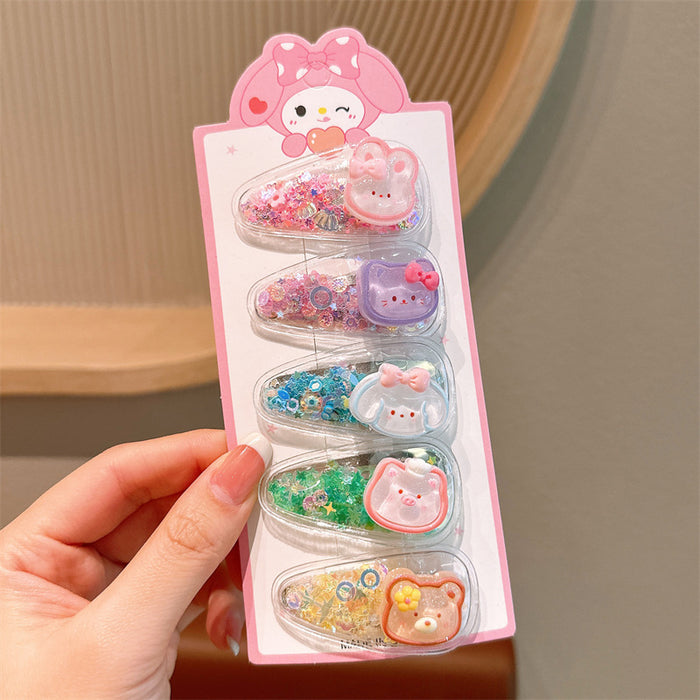 Wholesale New Children' s Tassel Hair Clip — Girls'  Cartoon Snap Clip