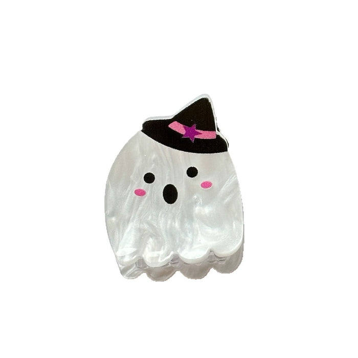 Wholesale  Clip Cartoon Ghost Black Cat Hair Clip Cute Bat  Web Bangs Clip Party Headdress