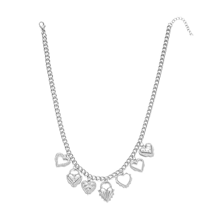 Wholesale Vintage Sacred Heart Pendant Necklace Jewelry