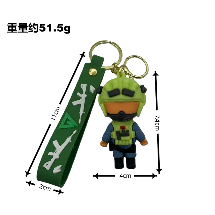 Wholesale Dragon peripheral large figurine keychain