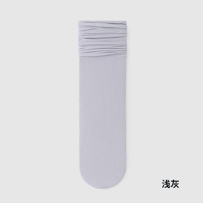 Wholesale Socks made of pure cotton, stacked socks, sweat absorbing and odor proof, mid length socks, socks