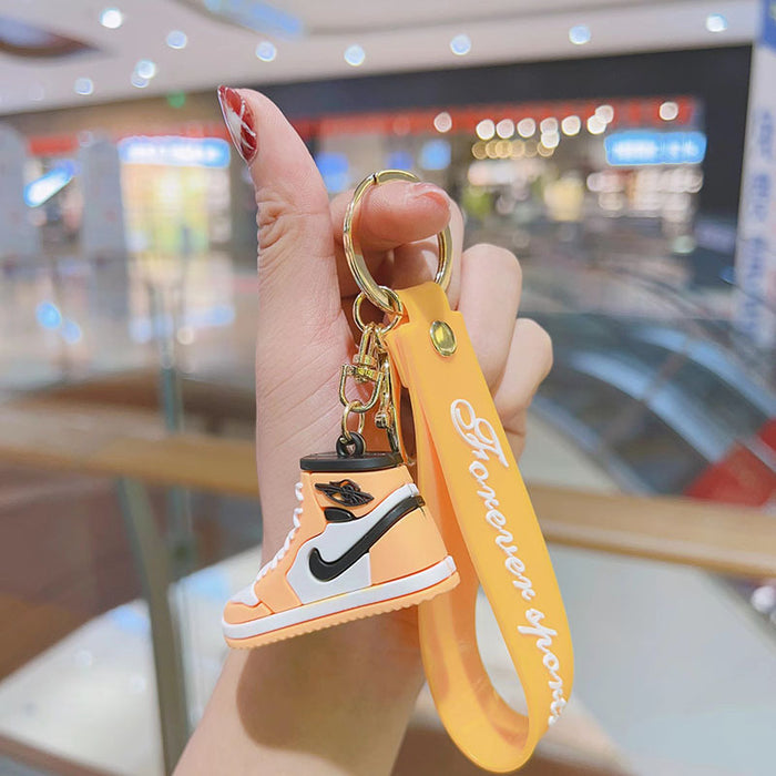 Wholesale Creative Cartoon Men's and Women's Basketball Shoes Mold Keychain Car Bag Keychain Gift Hanging Accessories