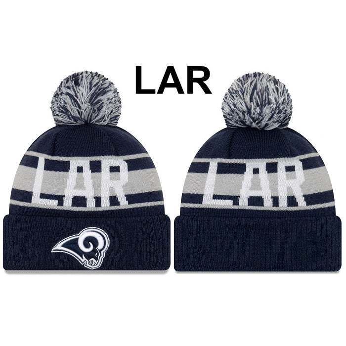 Wholesale 20pcs Wool Hat Winter Warm Wool Hat Turn-up  Embroidered Letters Rugby Hat