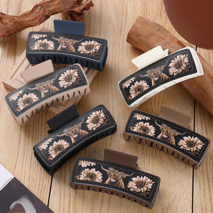 Wholesale large square clip shark clip Hair Clips